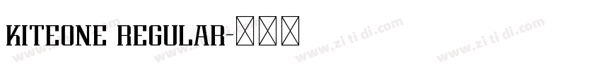 kiteone regular字体转换 kiteone regular字体转换